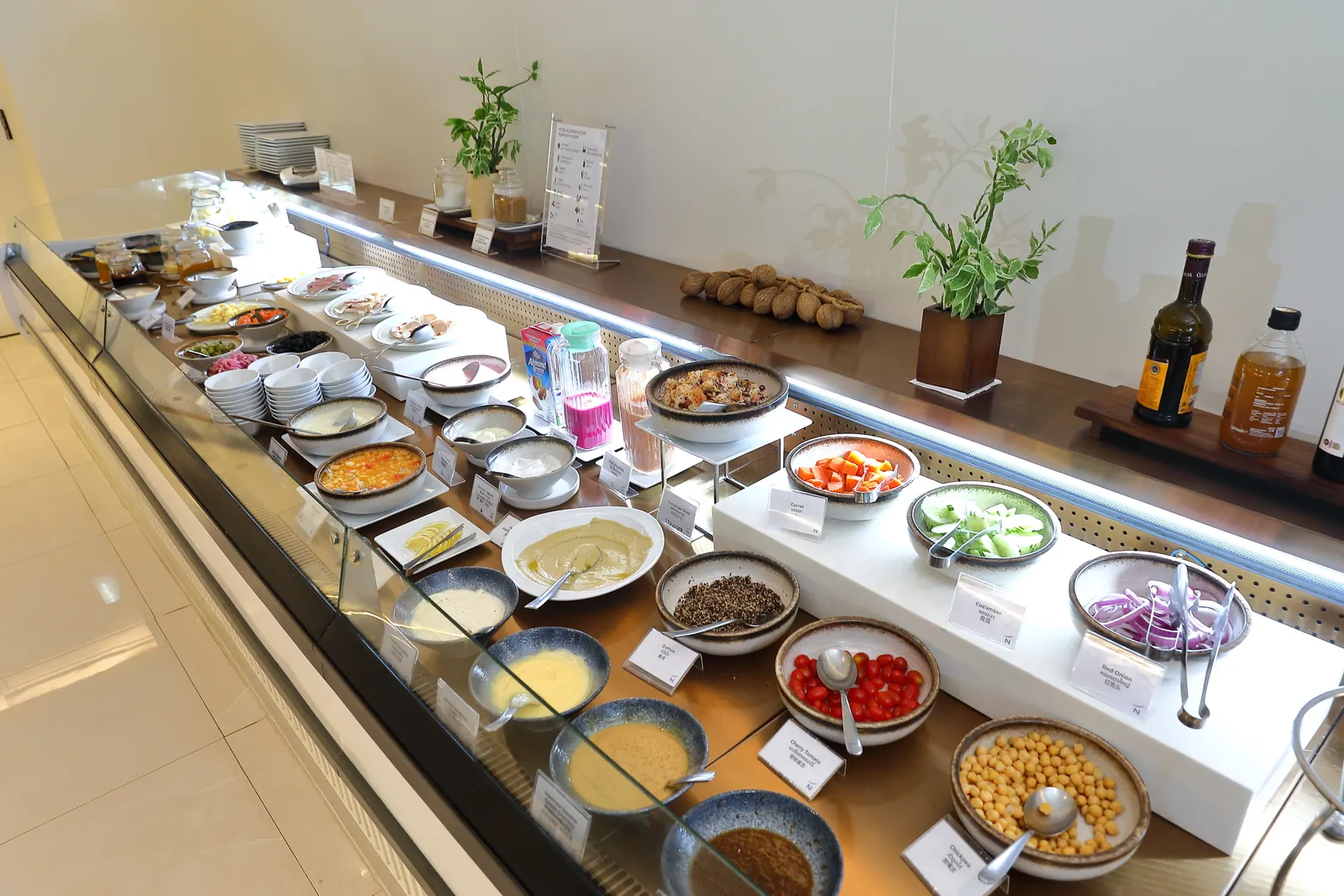 Photos from The Square's buffet line